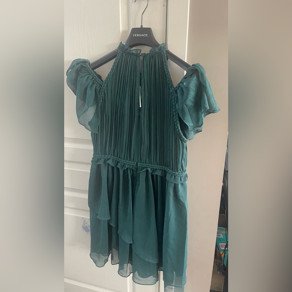 Nwt TED BAKER LONDON  dark green rope detail mini dress size 4 ~ UK 14 ~ L - Picture 10 of 10